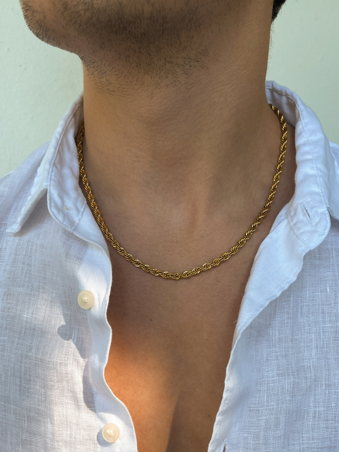 ROPE CHAIN 5MM | 18K Goud