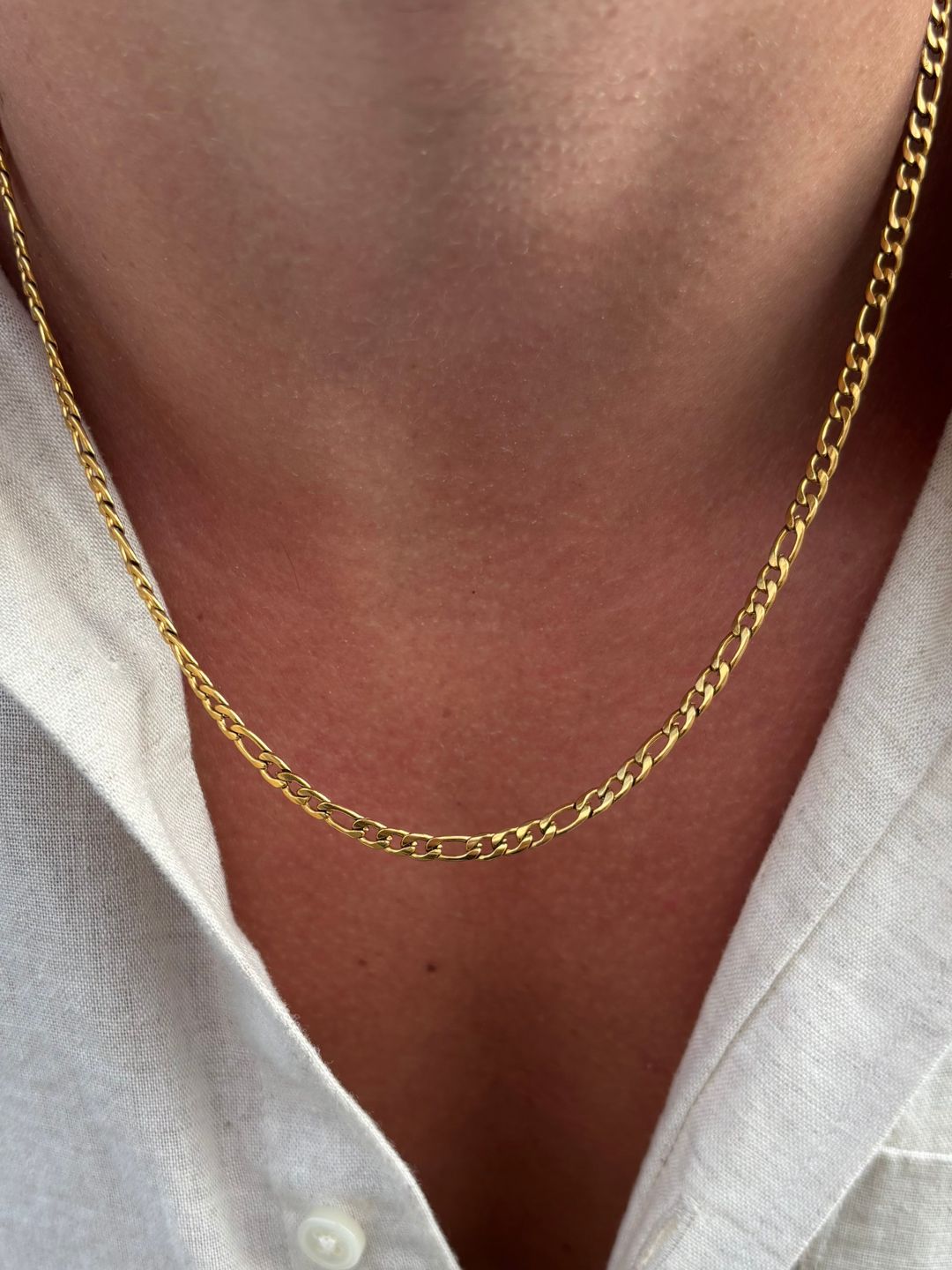 FIGARO CHAIN 3MM | 18K Goud