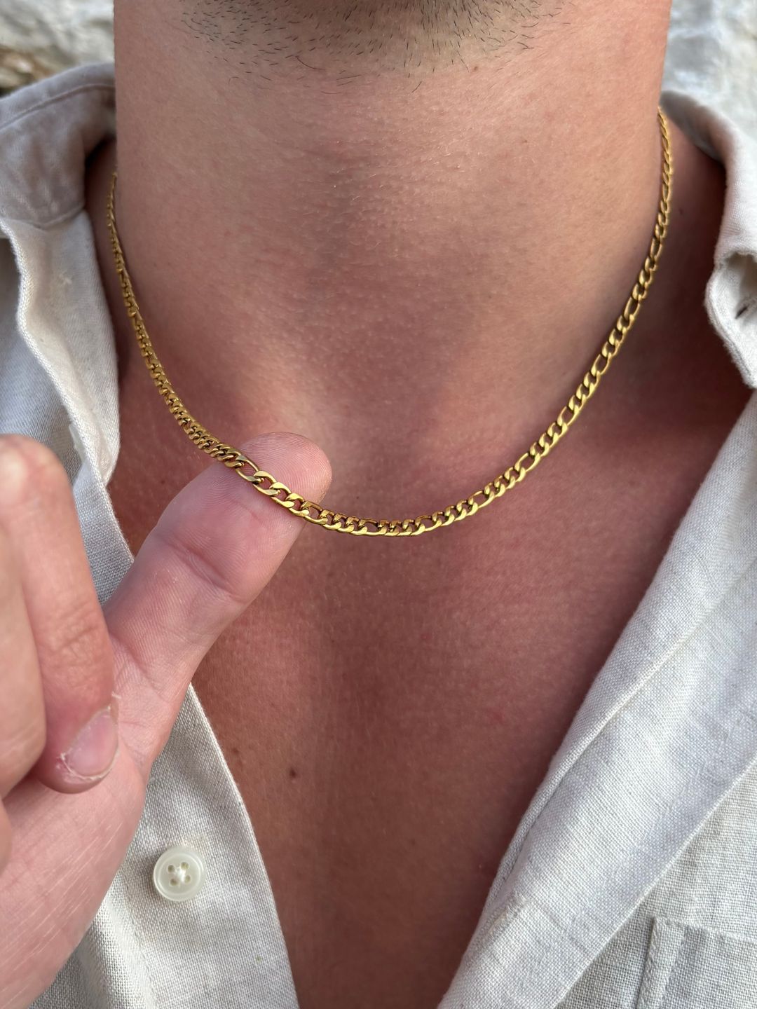 FIGARO CHAIN 3MM | 18K Goud