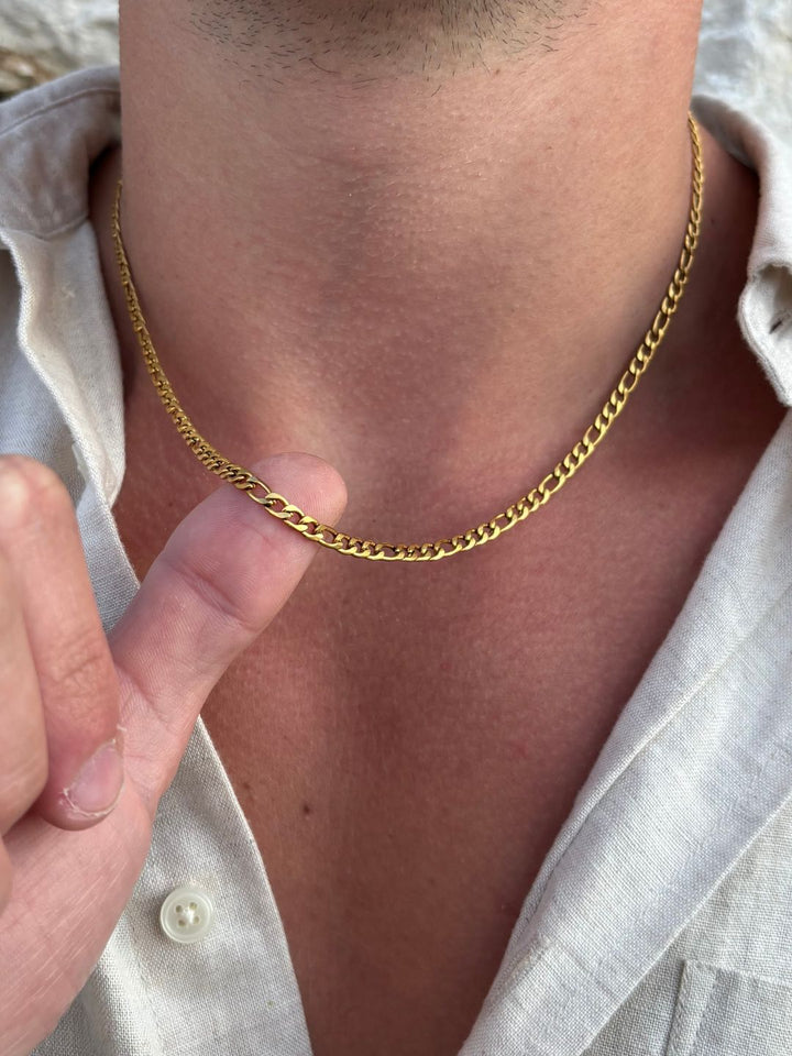FIGARO CHAIN 3MM | 18K Goud
