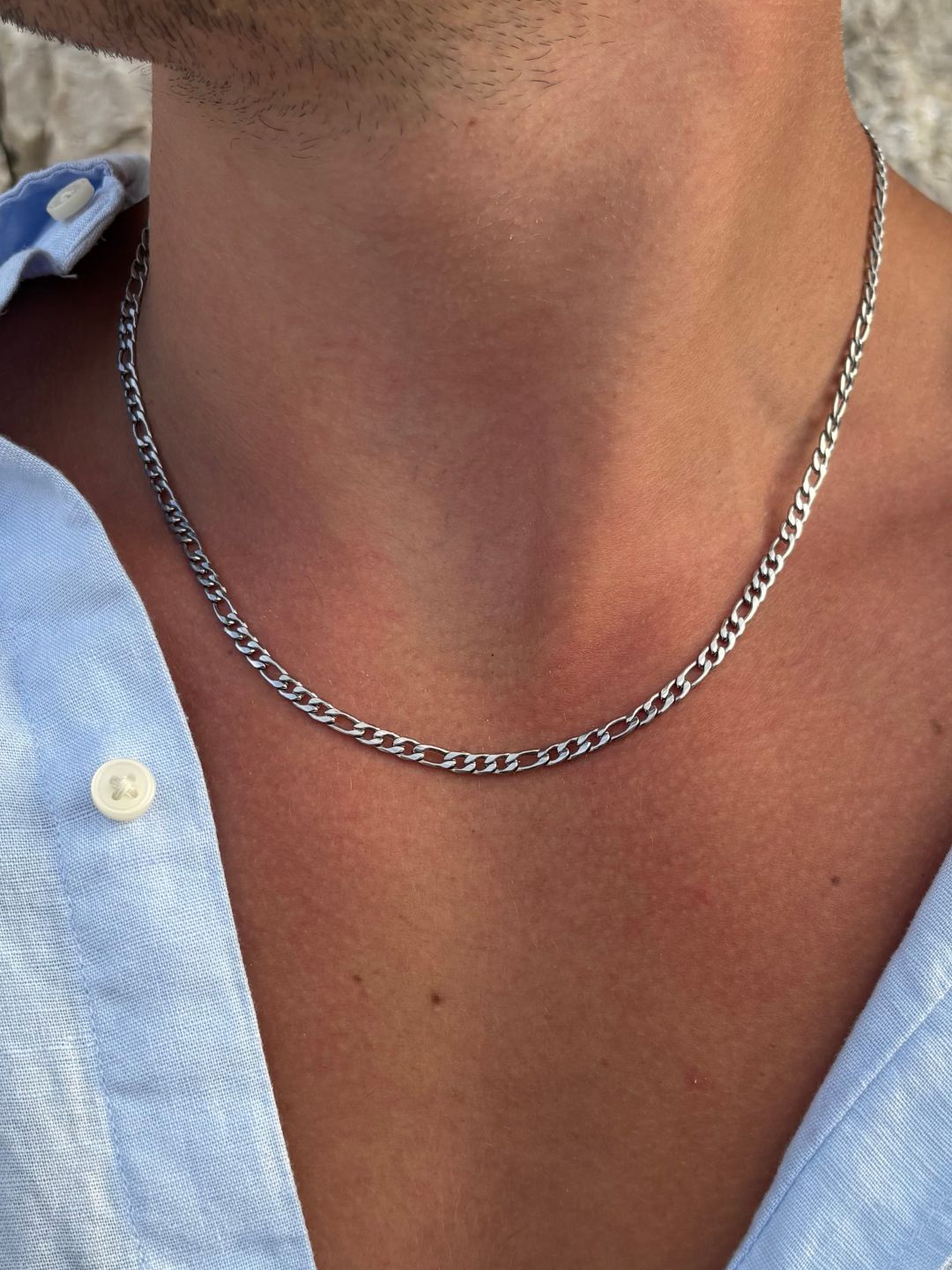 FIGARO CHAIN 3MM | Zilver