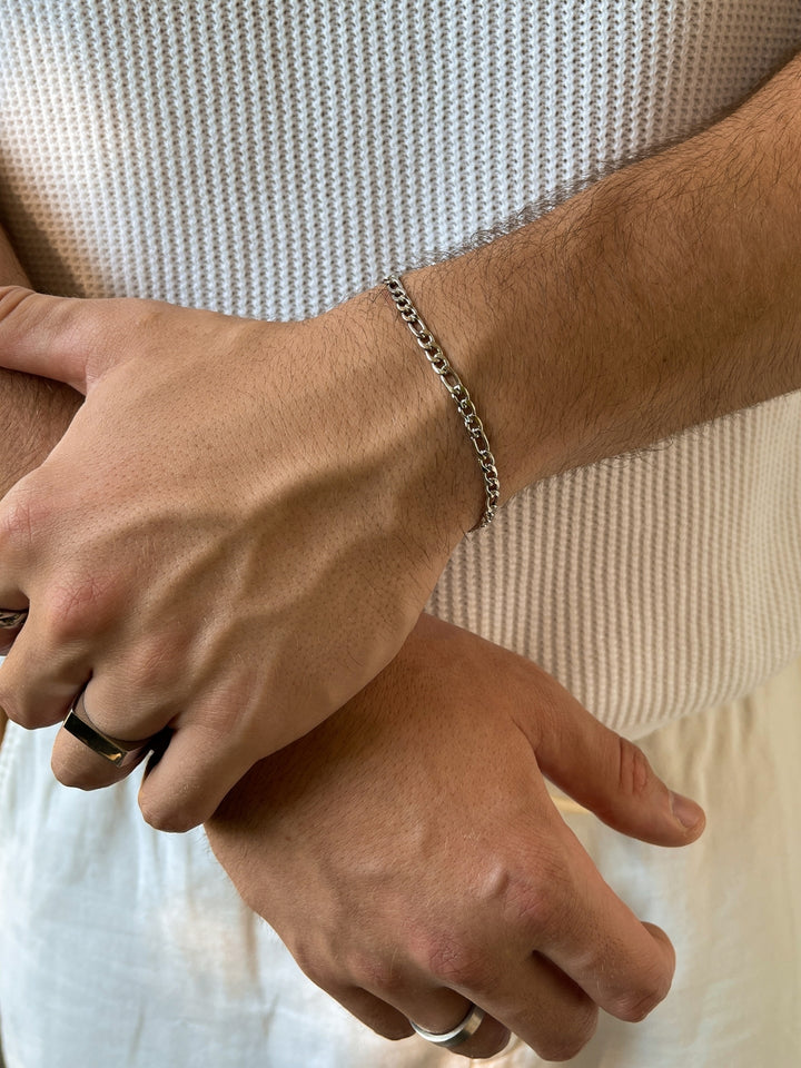 FIGARO BRACELET 3MM | Zilver