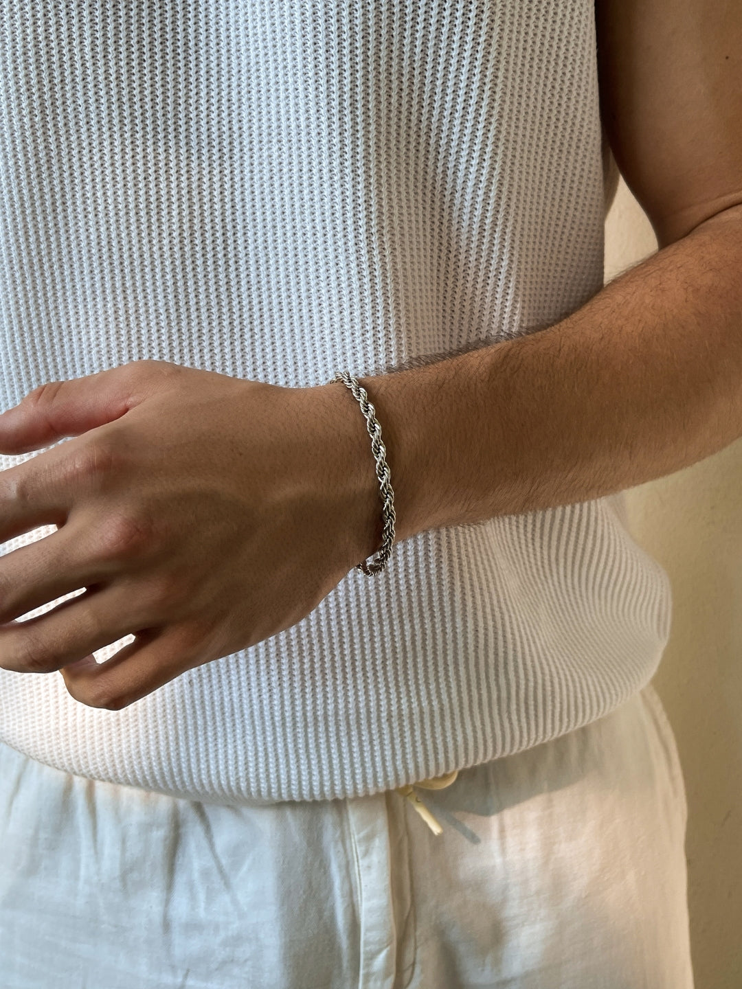 ROPE BRACELET 5MM | Zilver
