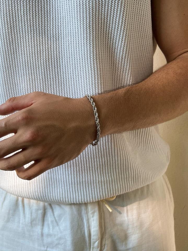 ROPE BRACELET 5MM | Zilver