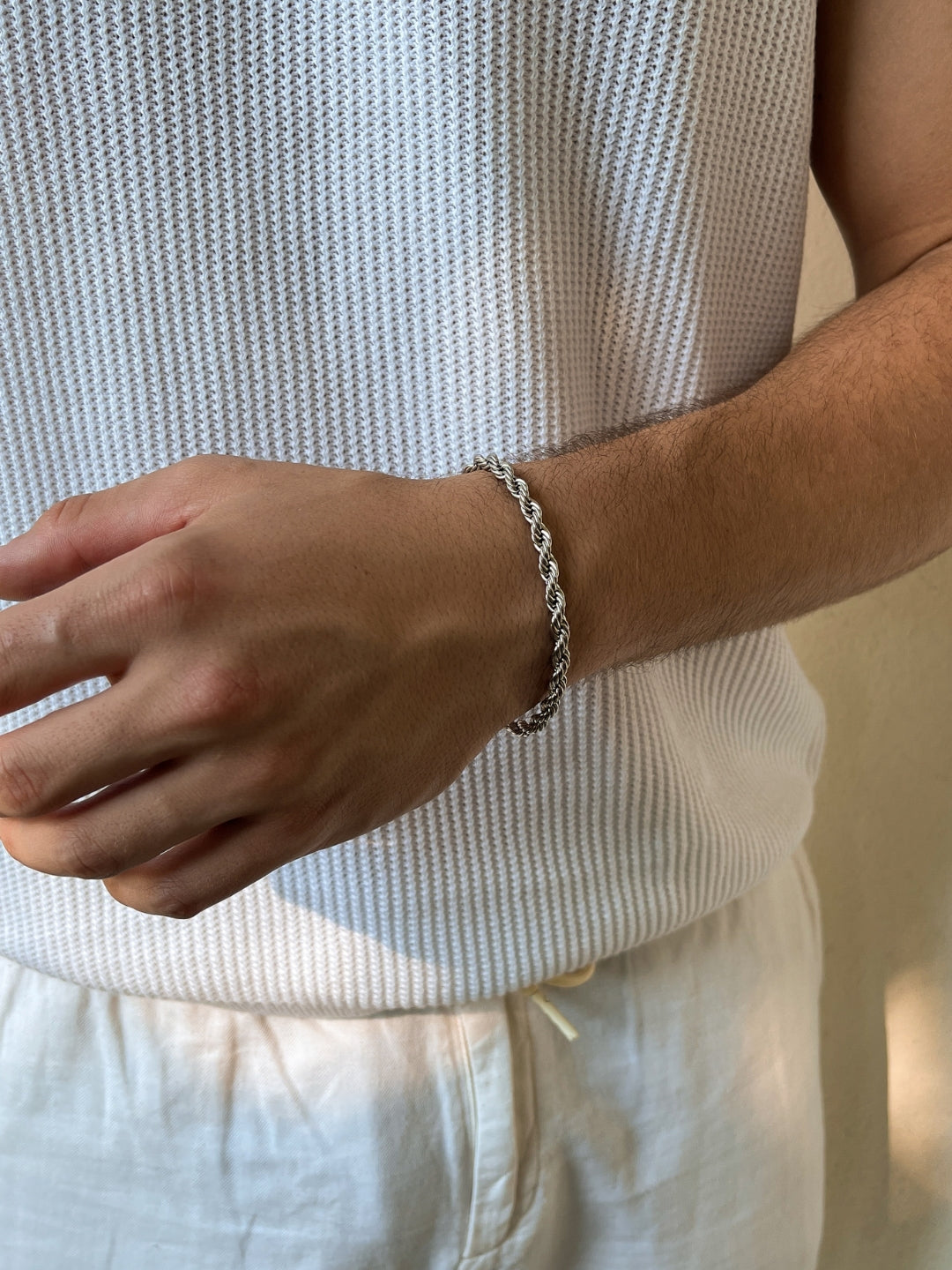 ROPE BRACELET 5MM | Zilver