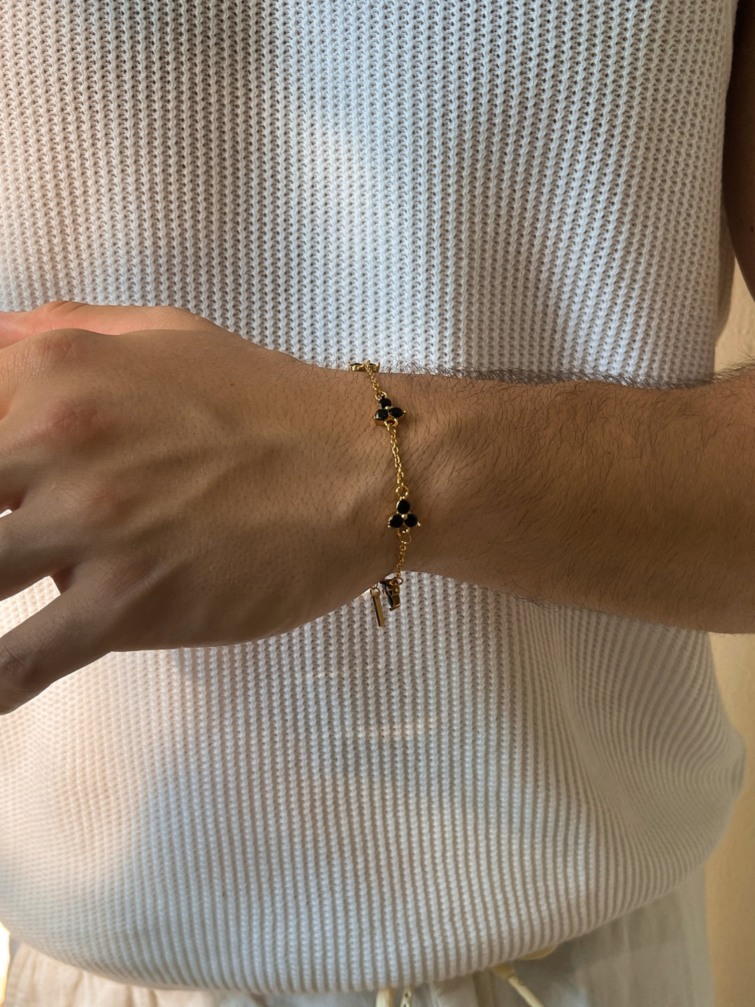 MIDNIGHT CLOVER BRACELET | 18K Goud