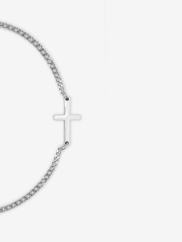 CROSS BRACELET | Zilver