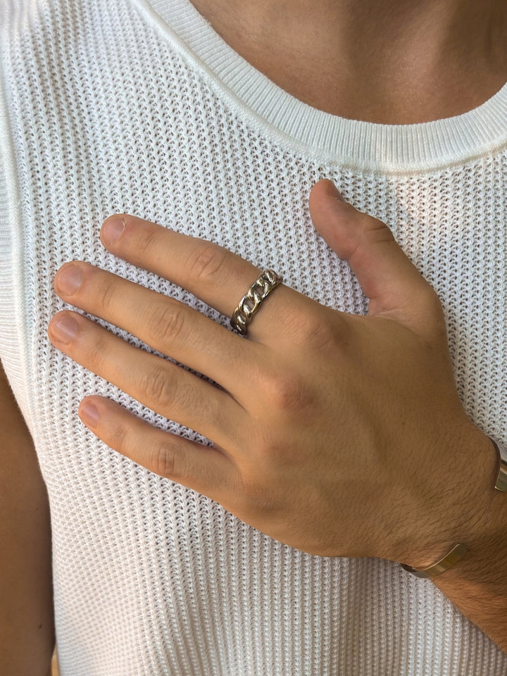 CUBAN RING | Zilver