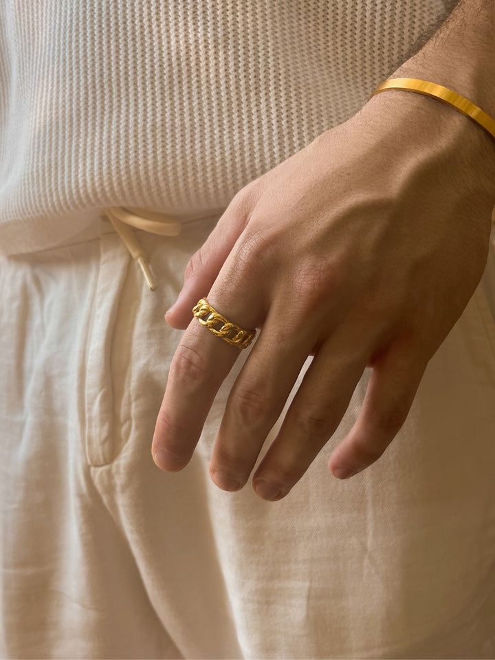 CUBAN RING | 18K Goud