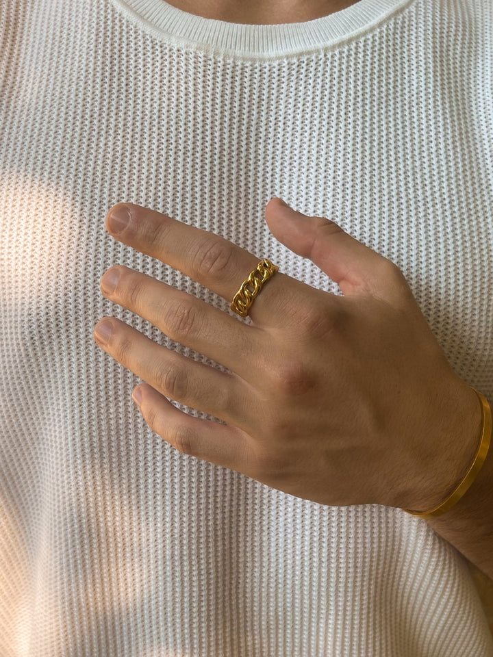 CUBAN RING | 18K Goud