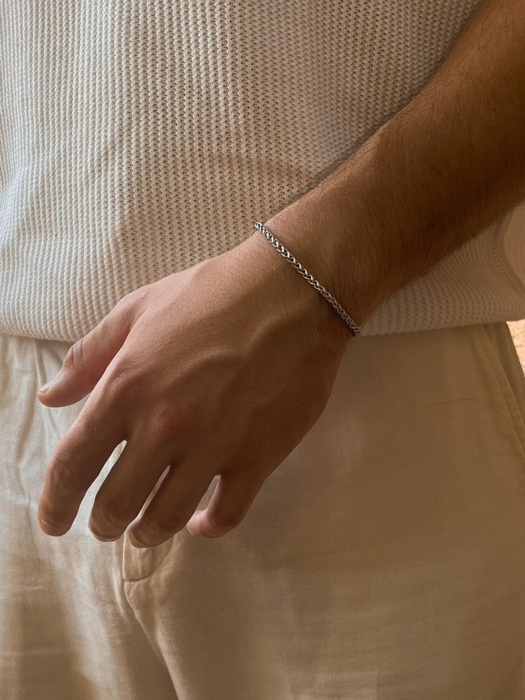 WHEAT BRACELET 3MM | Zilver