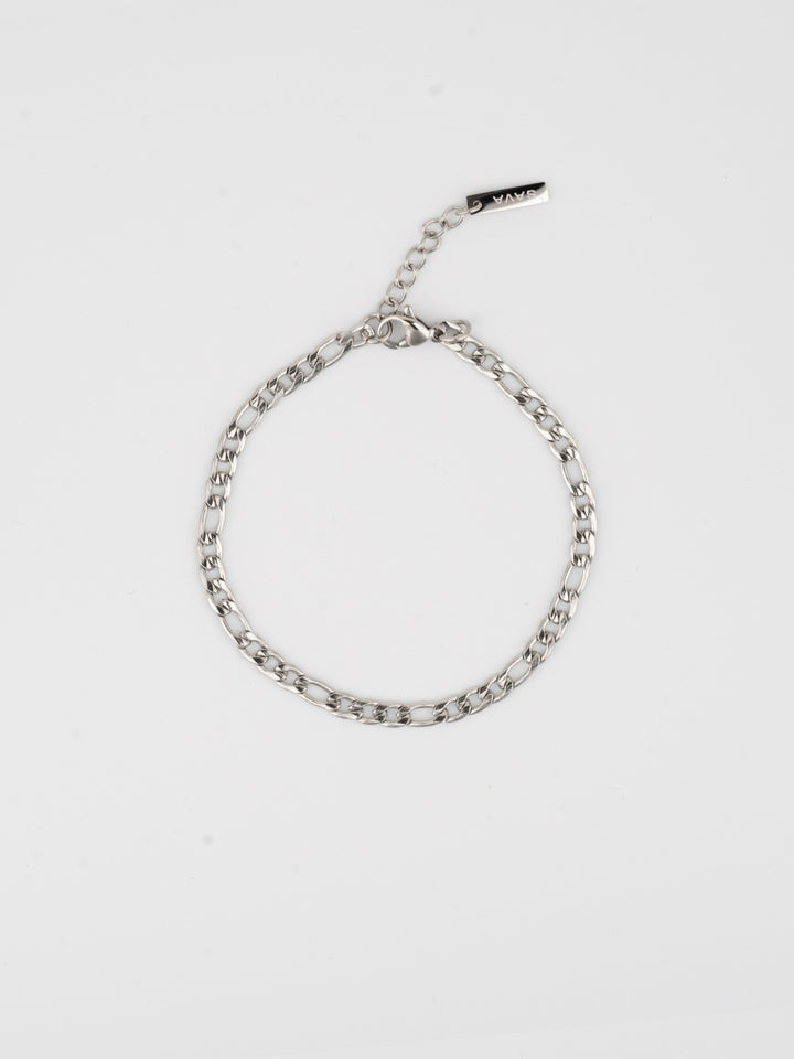 FIGARO BRACELET 3MM | Zilver