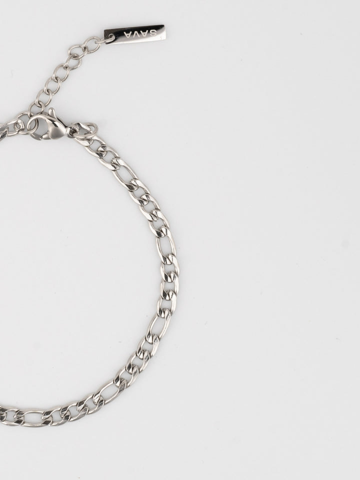 FIGARO BRACELET 3MM | Zilver