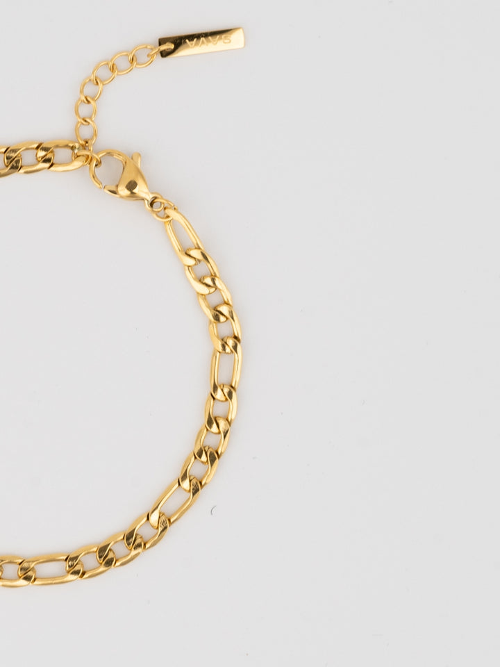 FIGARO BRACELET 5MM | 18K Gold
