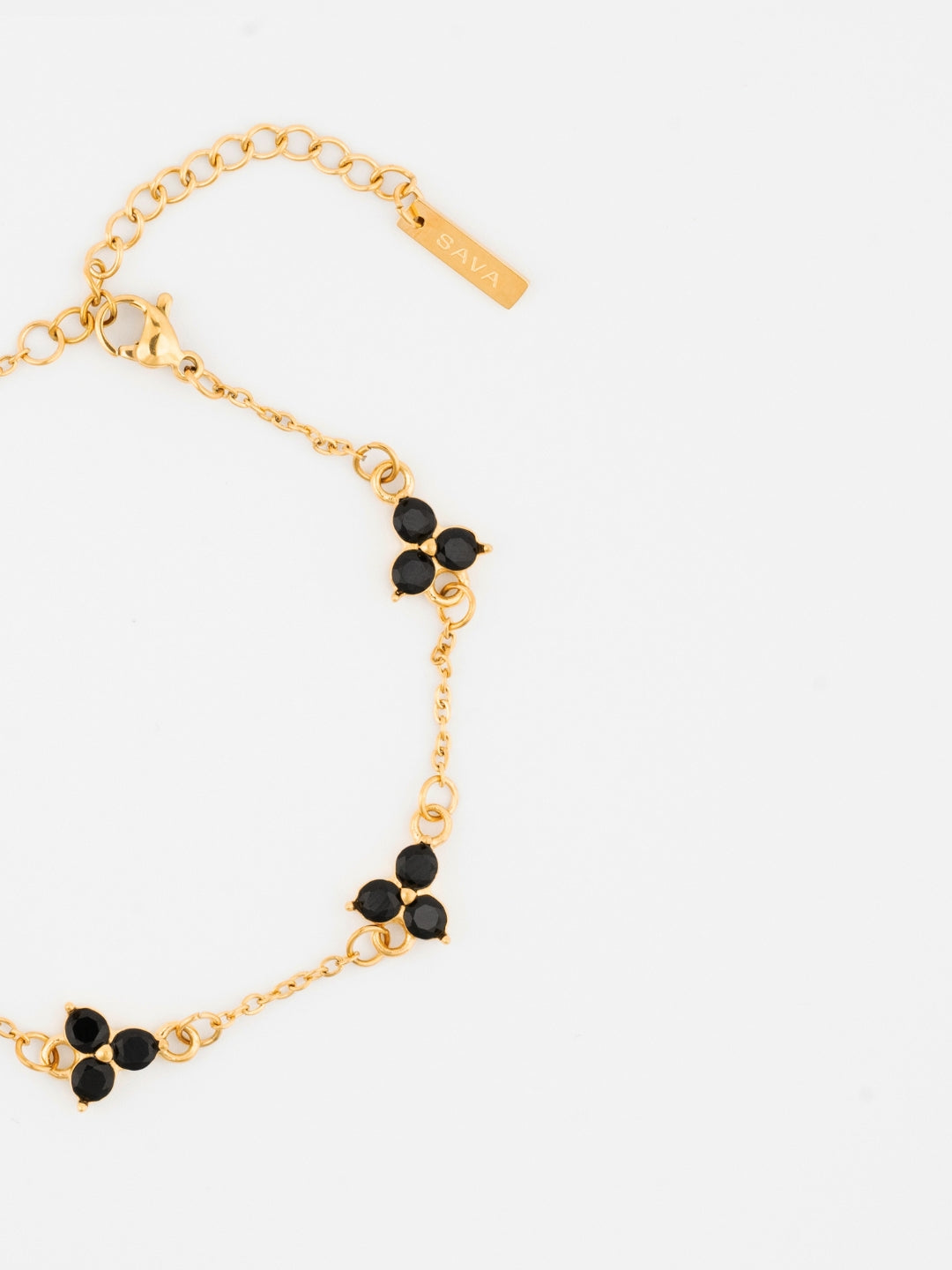 MIDNIGHT CLOVER BRACELET | 18K Goud