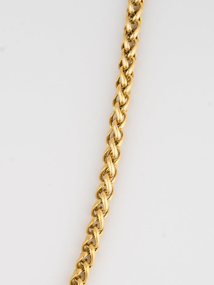 WHEAT CHAIN 5MM | 18K Goud