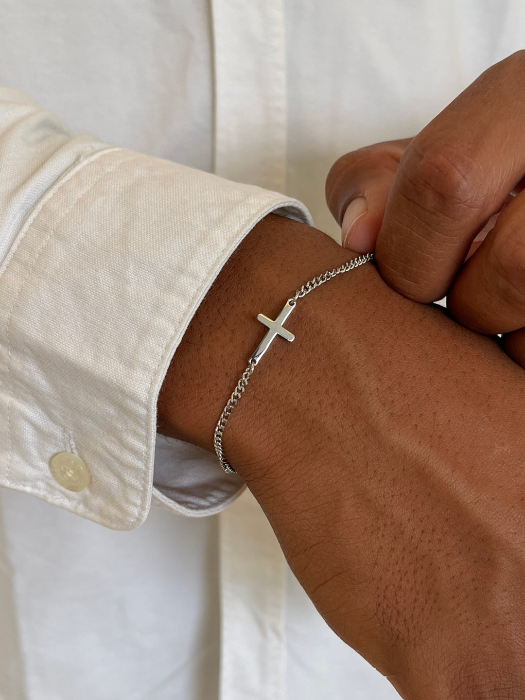 CROSS BRACELET | Zilver