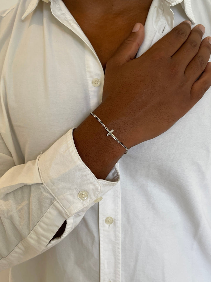 CROSS BRACELET | Zilver