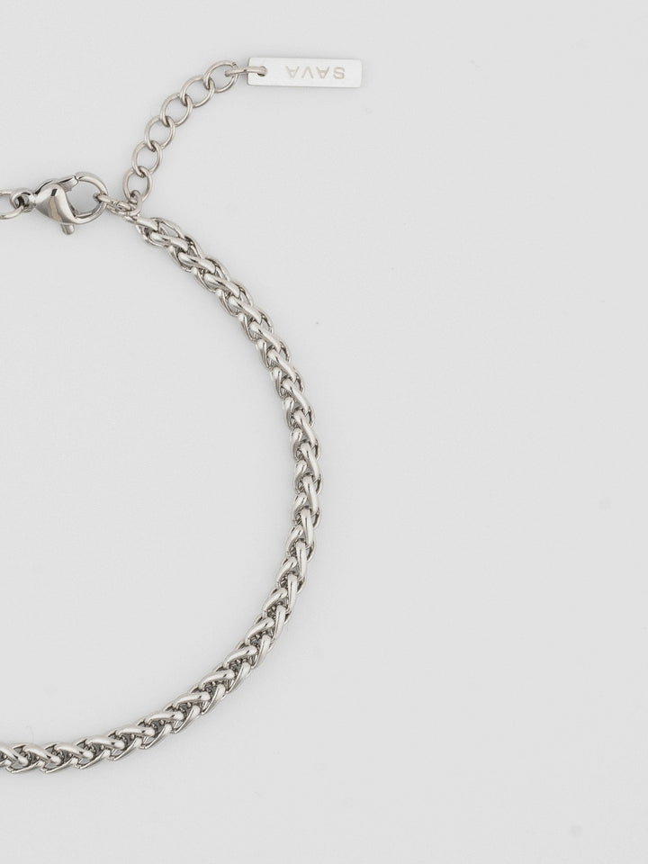 WHEAT BRACELET 3MM | Zilver