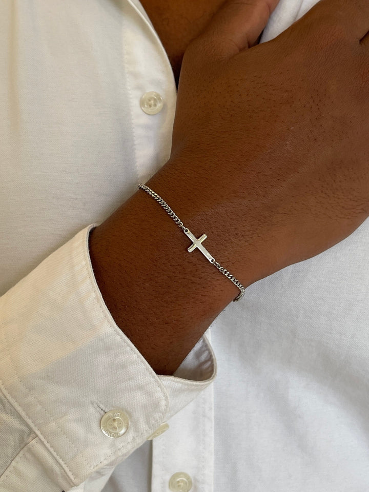 CROSS BRACELET | Zilver