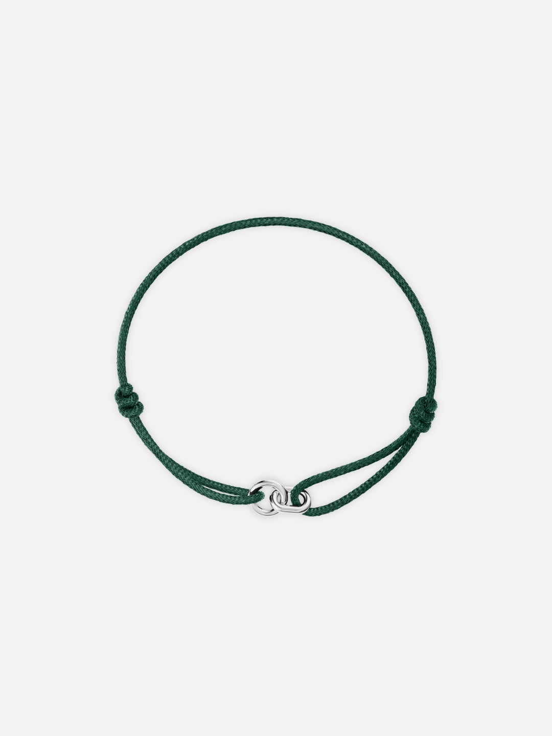 GREEN UNITY BRACELET | Zilver