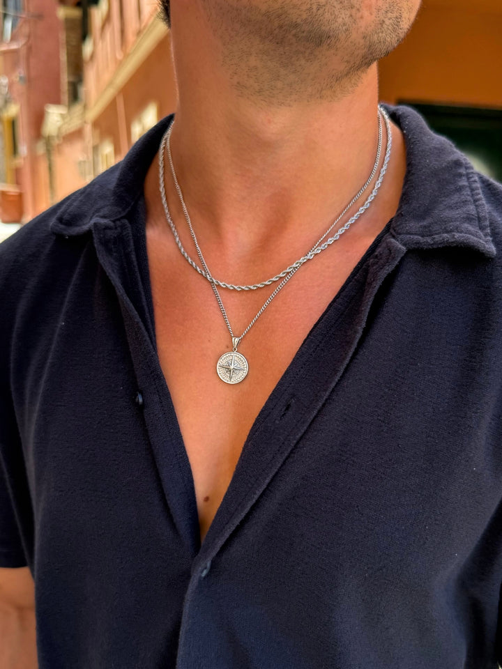 COMPASS CHAIN | Zilver