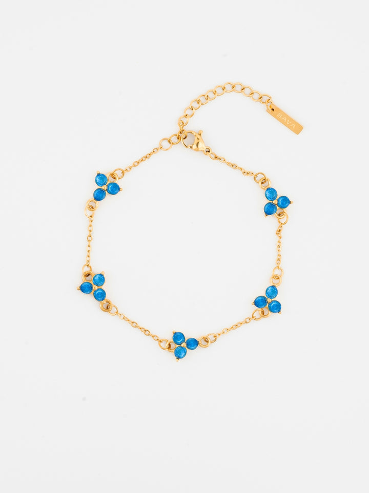OCEAN CLOVER BRACELET | 18K Gold