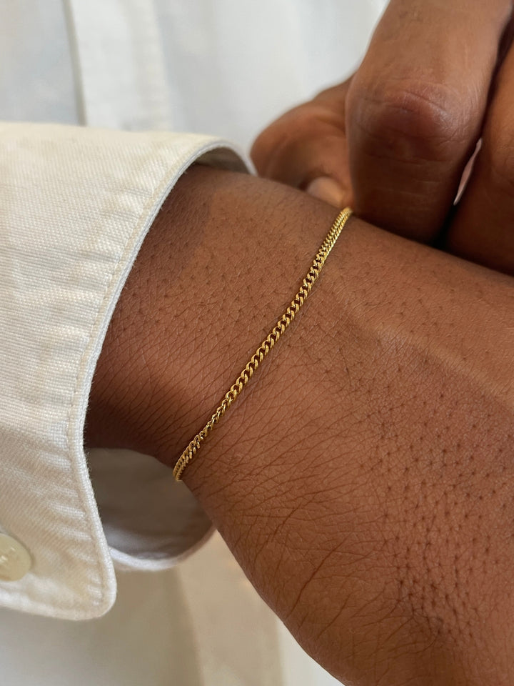 CUBAN BRACELET 1.8MM | 18K Goud
