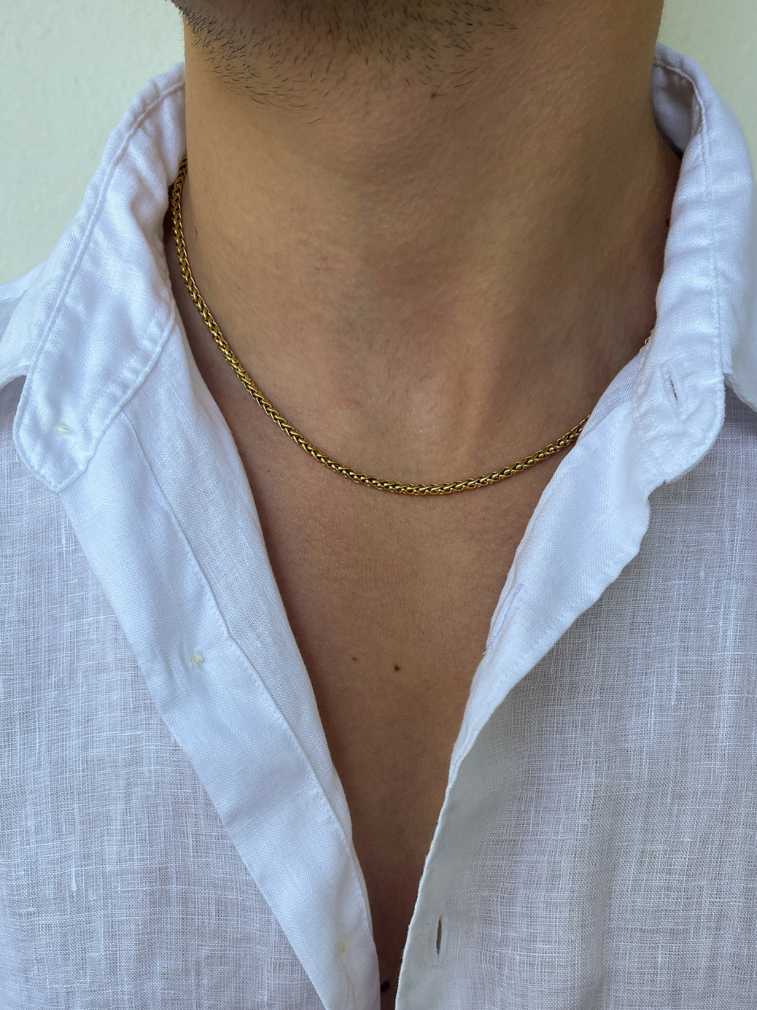 WHEAT CHAIN 3MM | 18K Goud