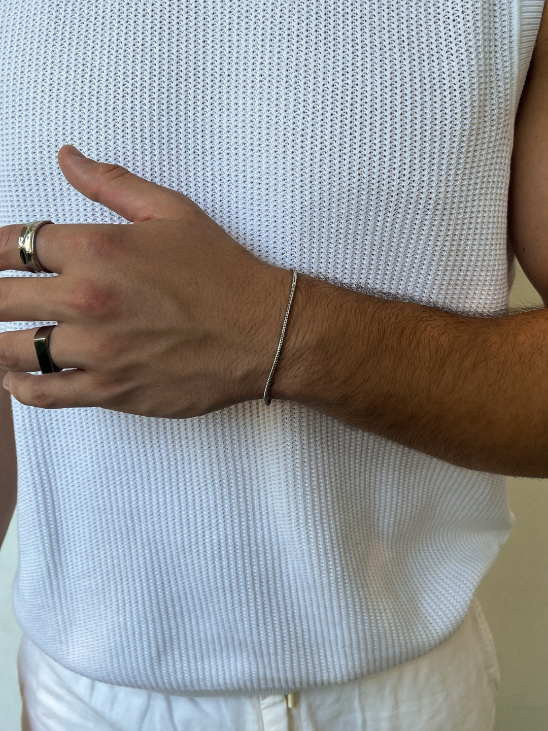 SQUARE BRACELET | Zilver