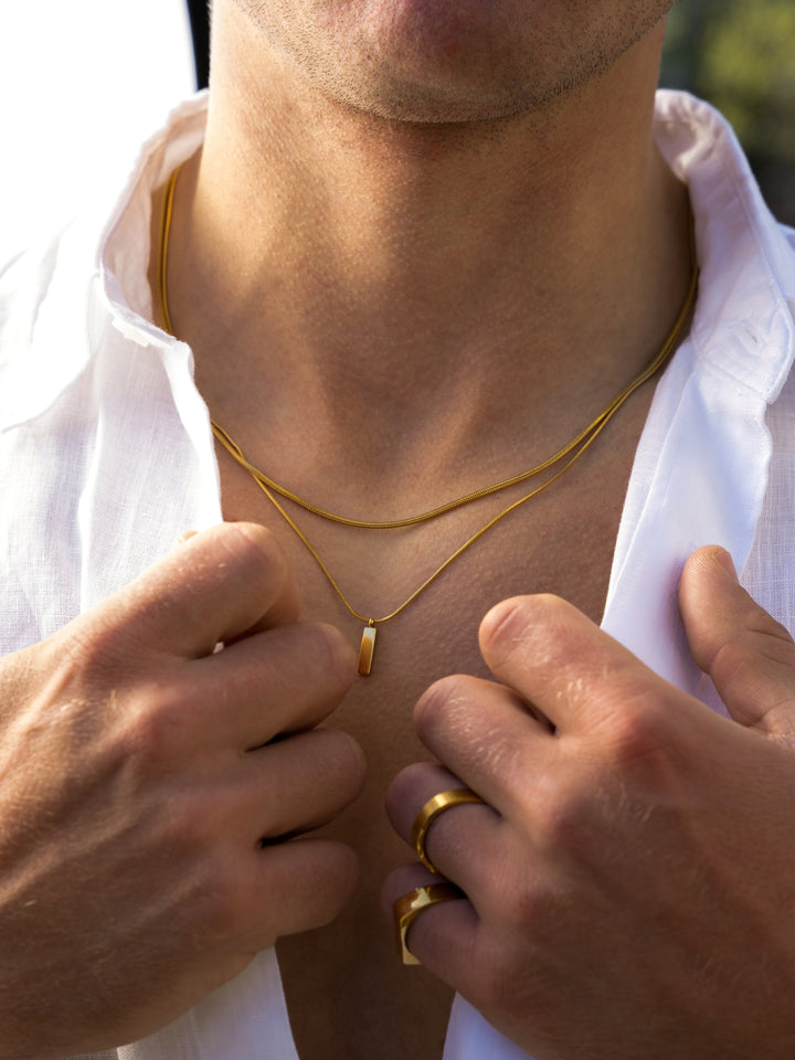 SQUARE CHAIN | 18K Goud