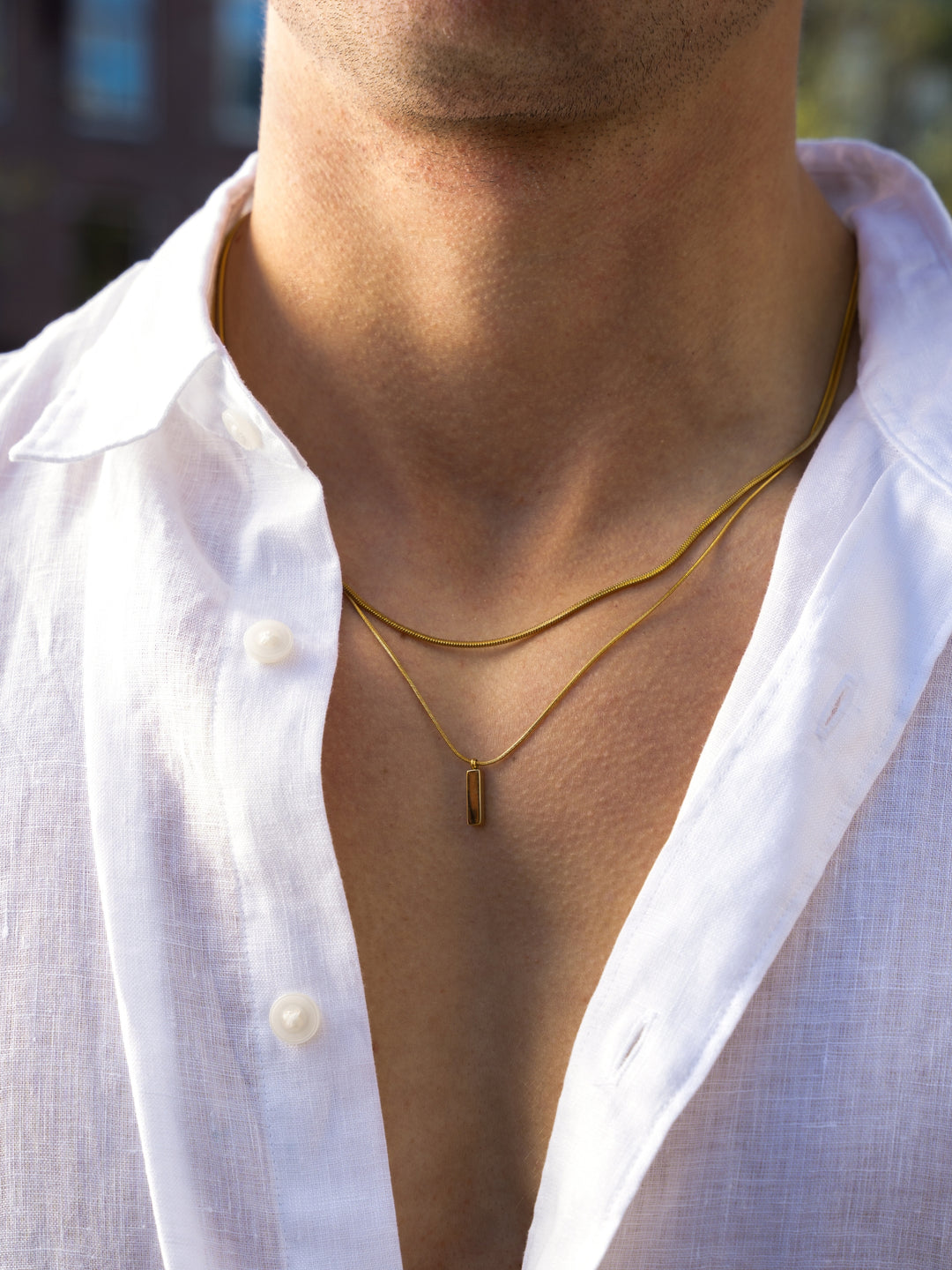 SQUARE CHAIN | 18K Goud