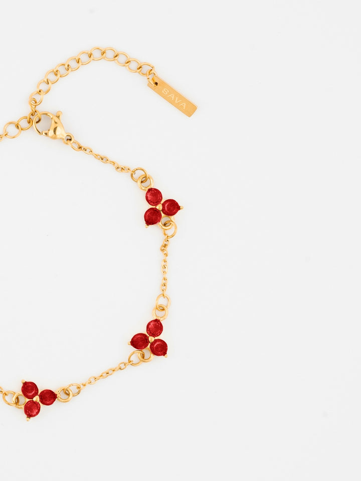 RED CLOVER BRACELET