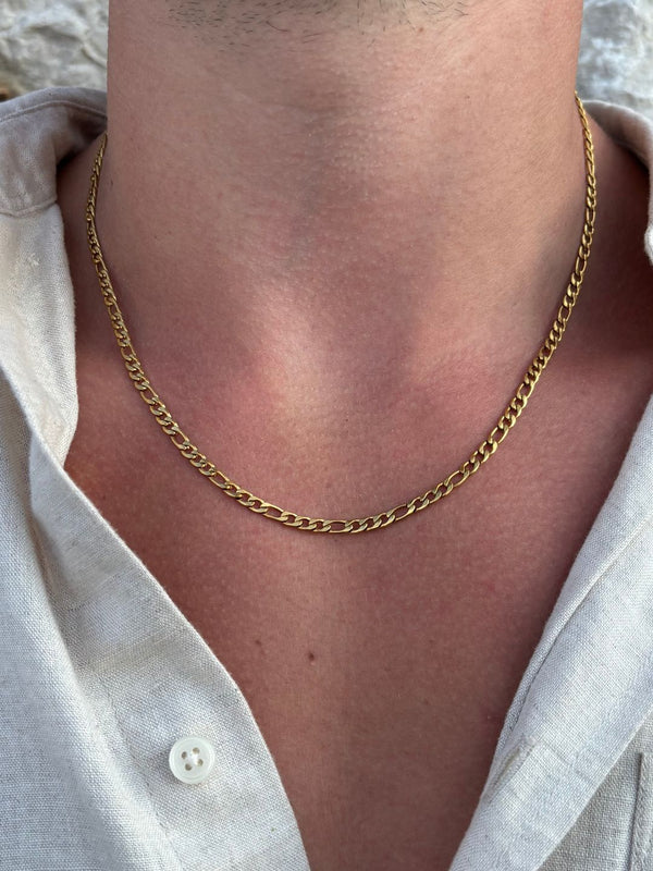 FIGARO CHAIN 3MM | 18K Gold