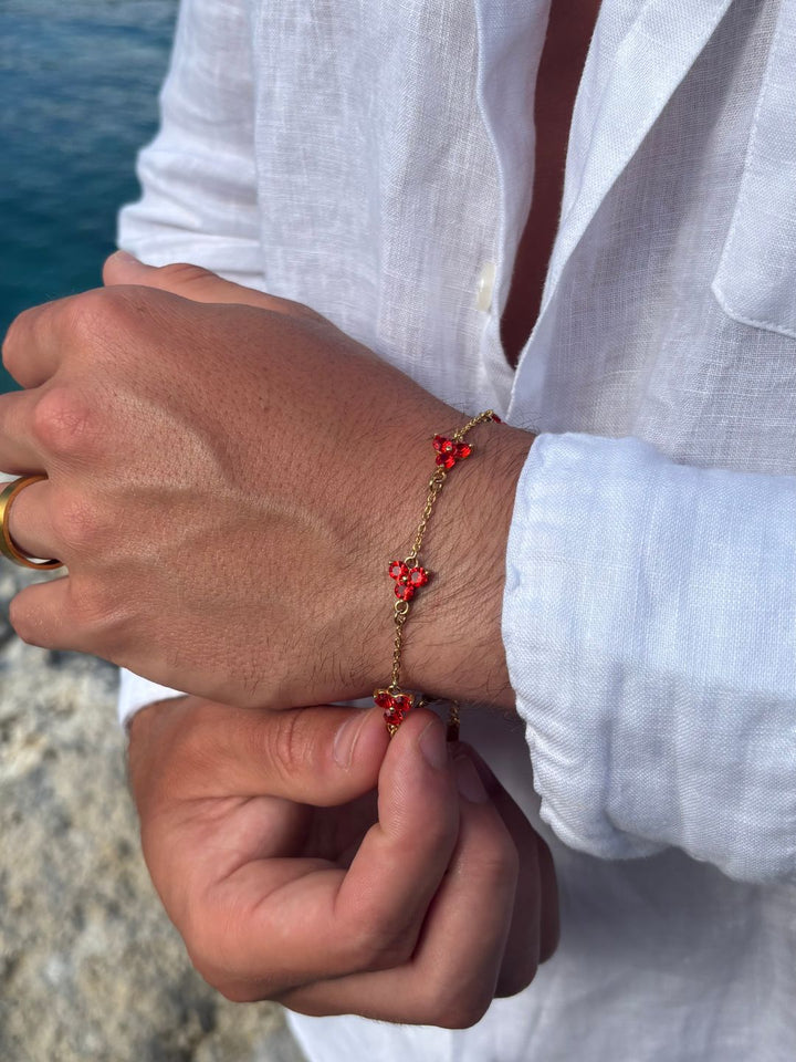 RED CLOVER BRACELET