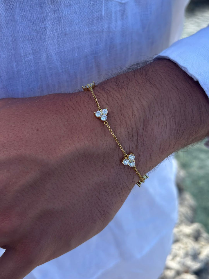 WHITE CLOVER BRACELET