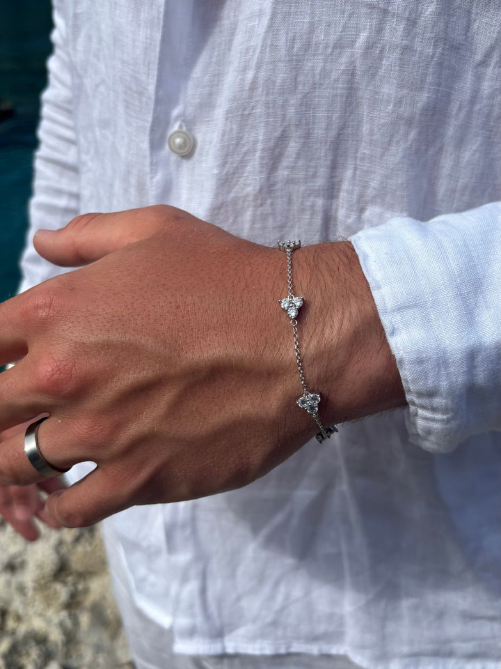 WHITE CLOVER BRACELET