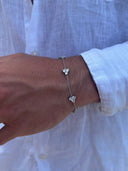 WHITE CLOVER BRACELET | Silver