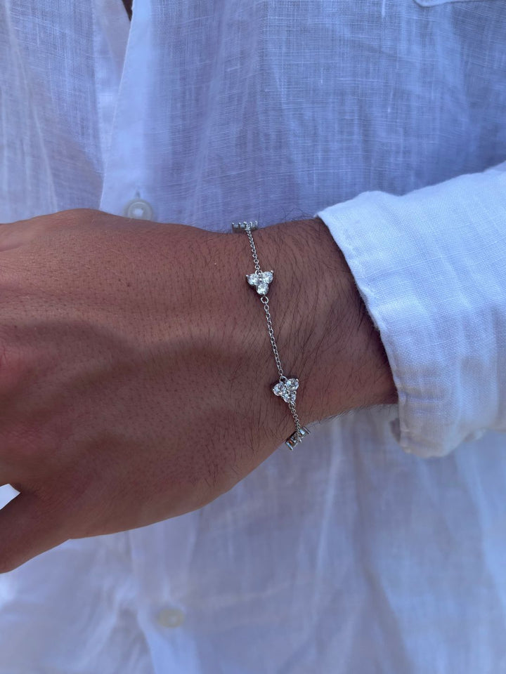 WHITE CLOVER BRACELET