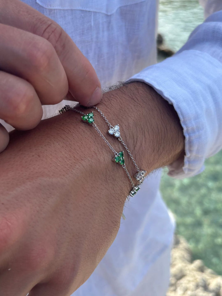 WHITE CLOVER BRACELET