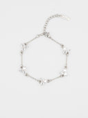 WHITE CLOVER BRACELET | Silver