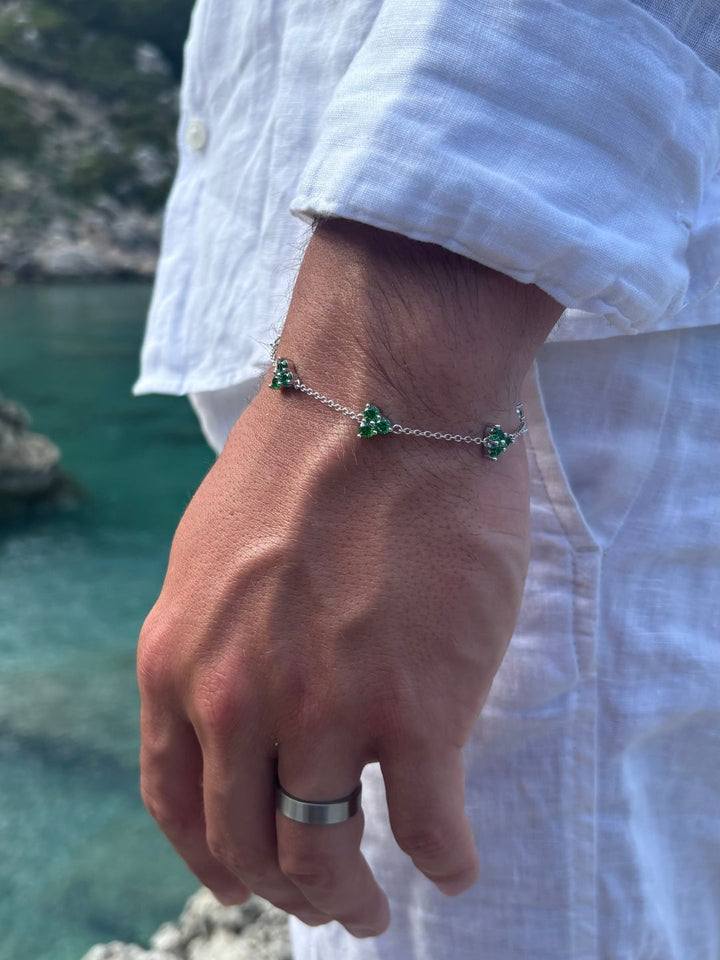 GREEN CLOVER BRACELET