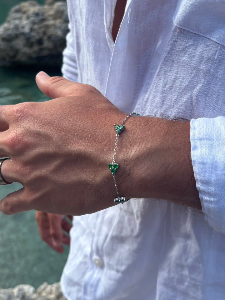 GREEN CLOVER BRACELET