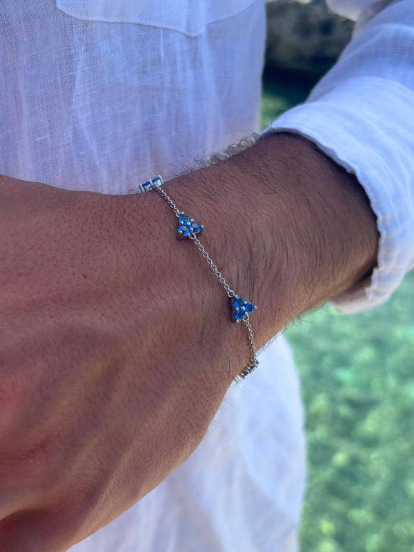 OCEAN CLOVER BRACELET | Silver
