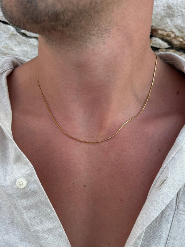 WIRE CHAIN | 18K Gold