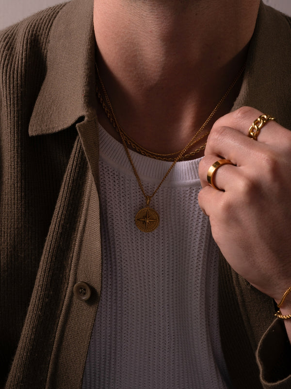 COMPASS CHAIN | 18K Gold