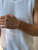 WHEAT BRACELET 5MM | 18K Gold