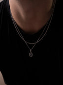 MIDNIGHT GEMSTONE CHAIN | Silver