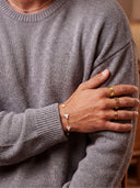 WHITE CLOVER BRACELET | 18K Gold