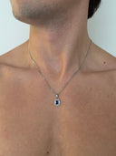 OCEAN GEMSTONE CHAIN | Silver